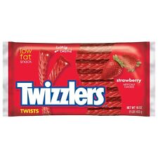 TWIZZLERS TWIST STRAWBERRY MEGA PACK 1LB - 453g TWIZZLER'S