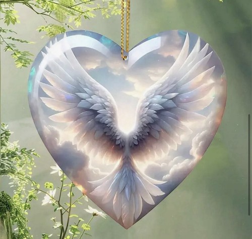 Angel wings design - design, suncatcher