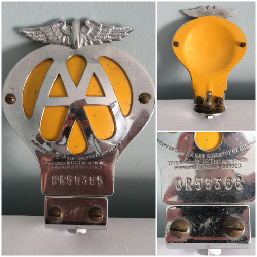 Vintage car badge - car,