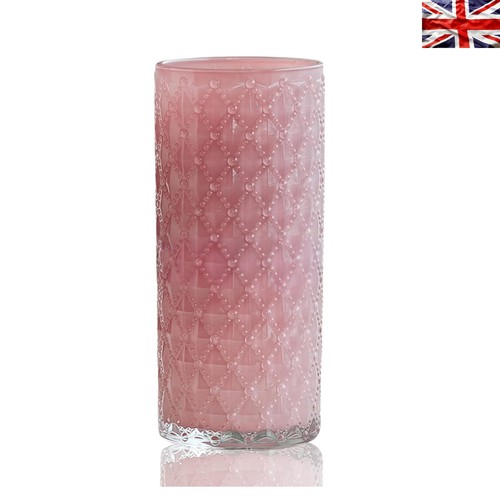 Large contemporary pink glass - pink,