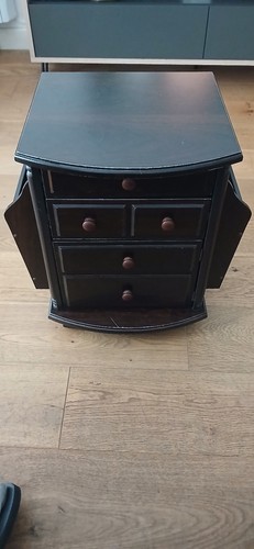 Vintage dark wood drawer - “vintage,