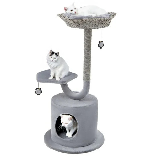 Tier cat tree with - with, raper