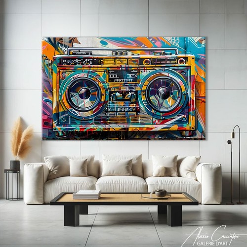 Graffiti wall art canvas - wall,
