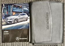 Mercedes BENZ A-CLASS Owners Manual HANDBOOK WALLET PRINT 2016 REF 1317