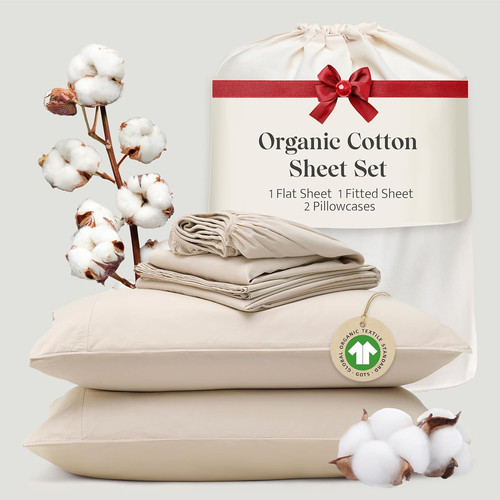 100 organic cotton sheet - cotton, set