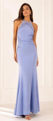 Lipsy blue maxi dress size - dress,