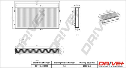 Filter interior air - air, fits: