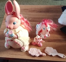 Vintage Keyper. Joyful, Finder, Baby Rabbit, Key And Brush