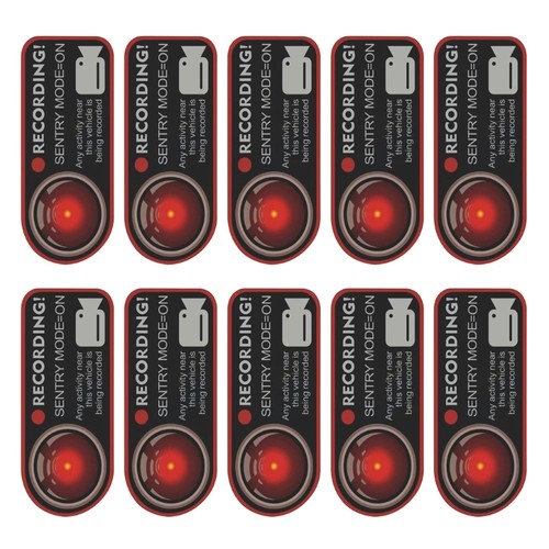 Car security sticker with - security,