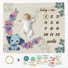 New Born Baby Milestone Cotton