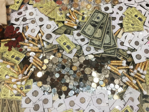 Estate lot sale old coins - lot, ~