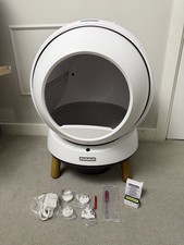 PetSafe Smart Self-Cleaning Litter Box Wi-Fi Auto Cat Tray ScoopFree White