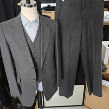 Vintage 3 Piece Gray Flannel