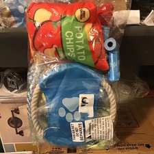 Dog Toy Set - Rope, Plush