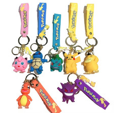 Pokemon Keychain Keyring Kids