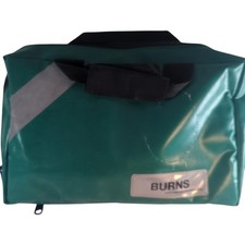 USED Rescue and Medical BURNS  Bag Paramedic Kit Green Medical Emergency