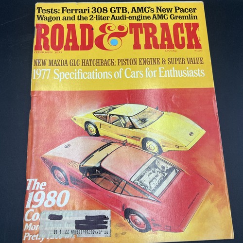 Road track magazines - road,