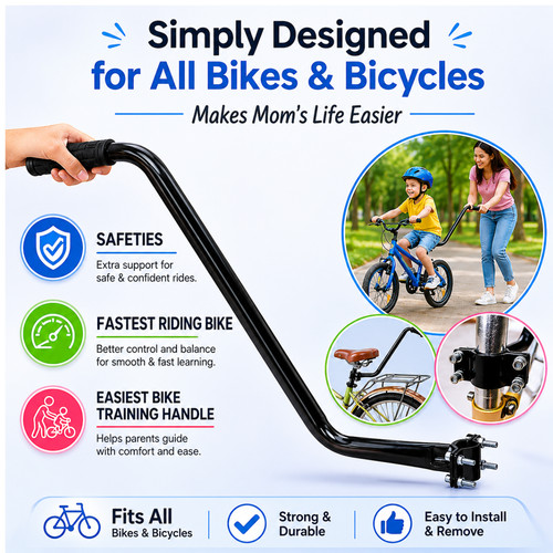 Kids bike training push - training, handle