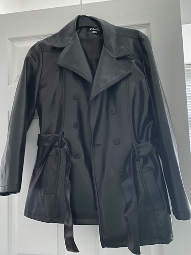 Vintage y2k zoe black pvc - vintage,