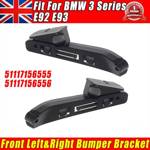 Pair front bumper - front, brackets