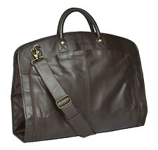 Genuine Leather Suit Carrier