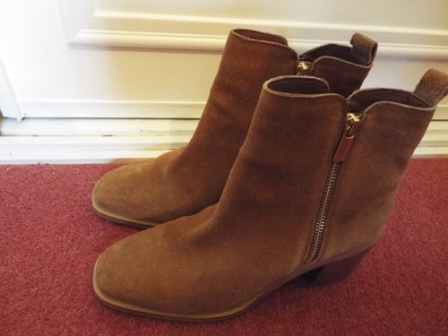 Ladies schuh suede leather tan - schuh,