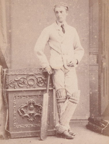Victorian cdv photo cricketer - victorian,