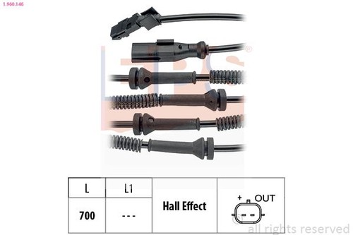 1960146 sensor wheel speed - 1960146,