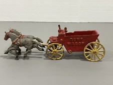 Vintage Cast Iron Horse Drawn