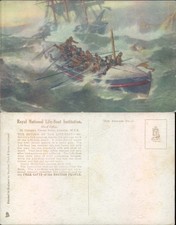 Lifeboat rescue at sea Raphael
