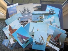 25 POSTCARDS OF BOATS, YACHTS