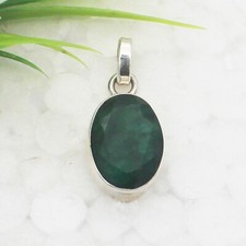 925 Sterling Silver Emerald