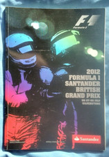 2012 Santander British  Gran Prix Formula 1 Silverstone Souvenir Programme