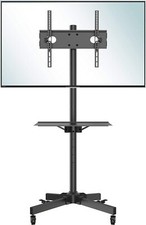 Mobile TV Stand on Wheels for