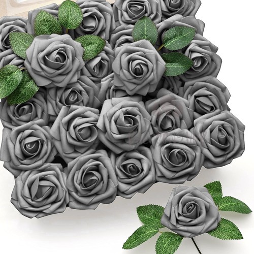 6cm foam rose heads bouquet - 6cm,