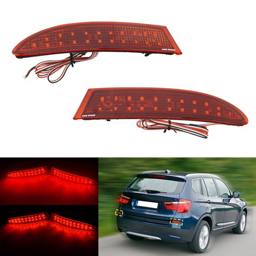 Red led rear bumper - led,