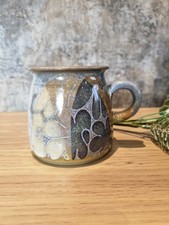 studio pottery hand made Diana Worthy Crich pottery Mug, VGC