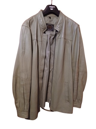 Vintage leather jacket - leather,