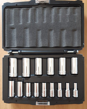 Expert by Facom 15 Piece 3/8" Deep Socket Set 7-22mm New