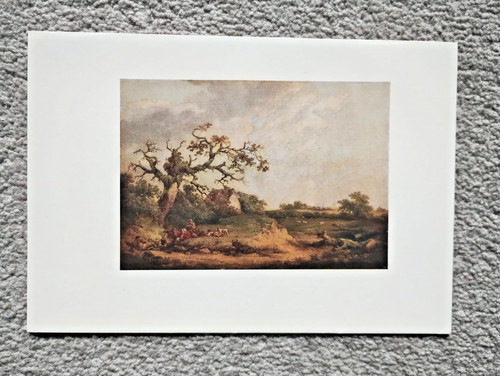 Landscape with gipsies - landscape,