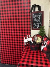 Buffalo Plaid Plastic