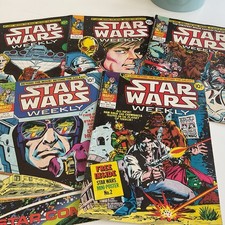 Star Wars Weekly x 5 From 1978