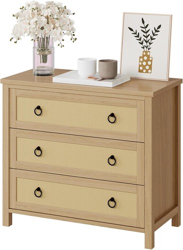 Boho rattan chest drawers - of,