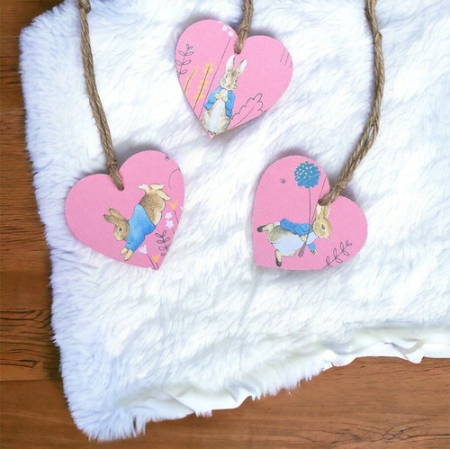 Handmade peter rabbit wooden - 3,