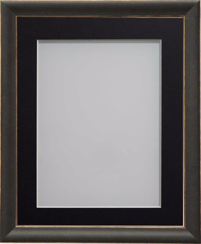 Black wooden picture - black,