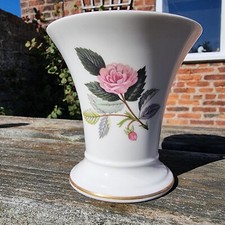 Vintage Posy Cup Vase Wedgwood Hathaway Rose Dressing Table Bedroom Shabby Chic