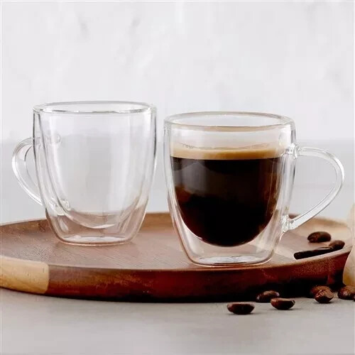 2pcs double walled coffee - 2pcs,