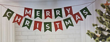 MERRY CHRISTMAS Felt Bunting