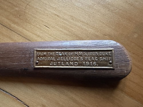 Wwi hms iron duke - iron, letter