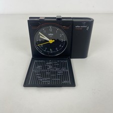 Vintage Braun World Travel Alarm Clock Type 4783 AB 313 rsl Reflex Control